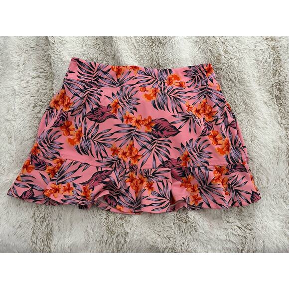 Tommy Bahama Pants - Tommy Bahama Women’s Golf Tennis Skort Size Large Stretch UPF 50 Pink Print